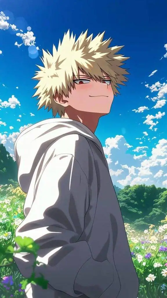 ai character: Katsuki Bakugo background