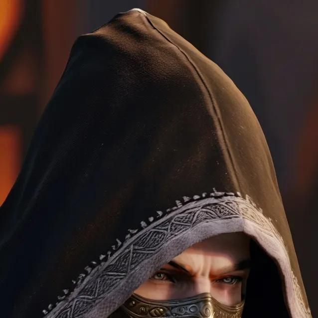 chat with ai character: shadow black