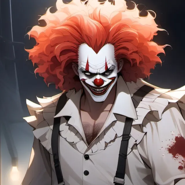 chat with ai character: death clown