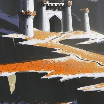 chat with ai character: Fantasy castle.