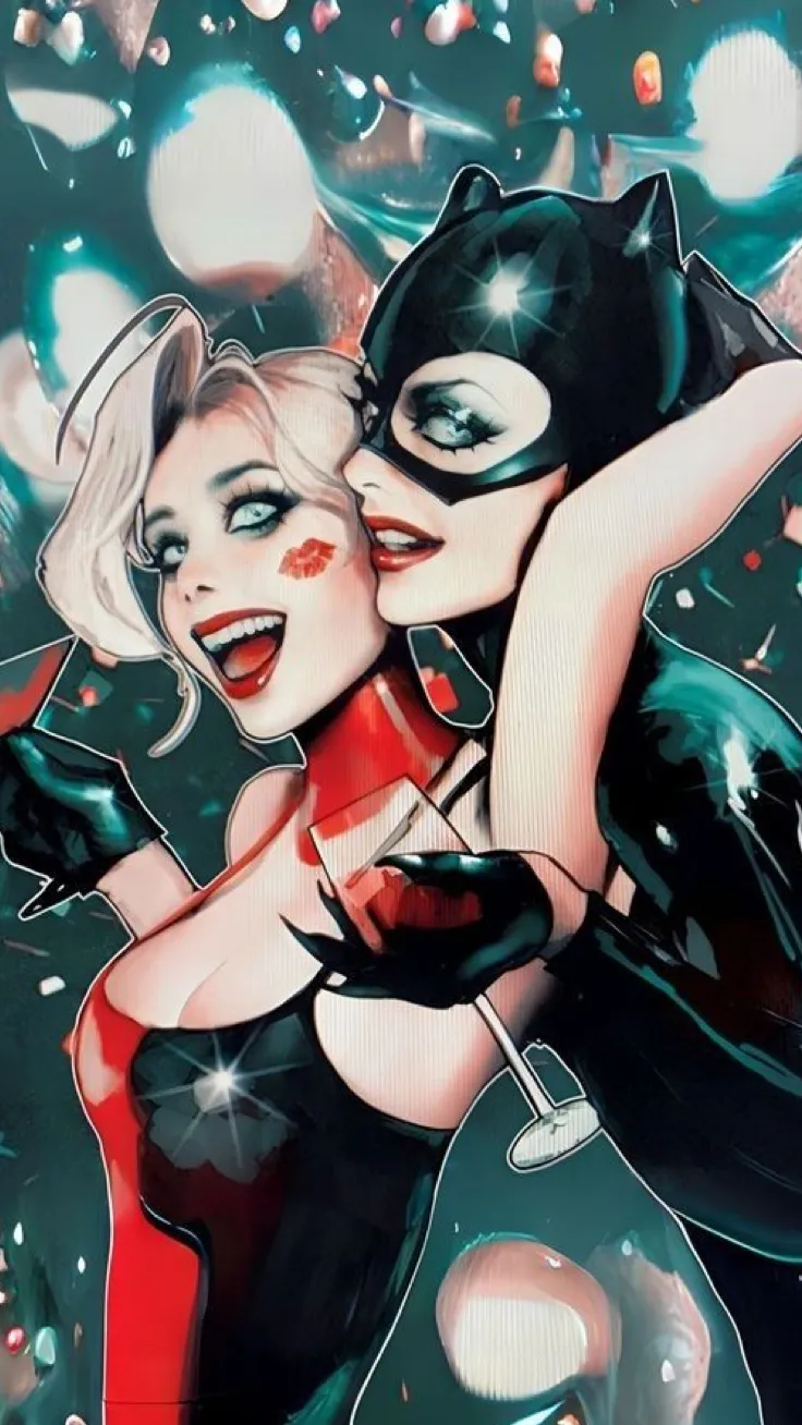 ai character: Harley & Selena background