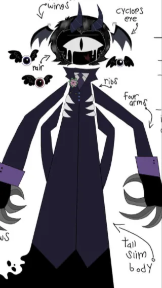 ai character: Cerok(NOT MINE) background