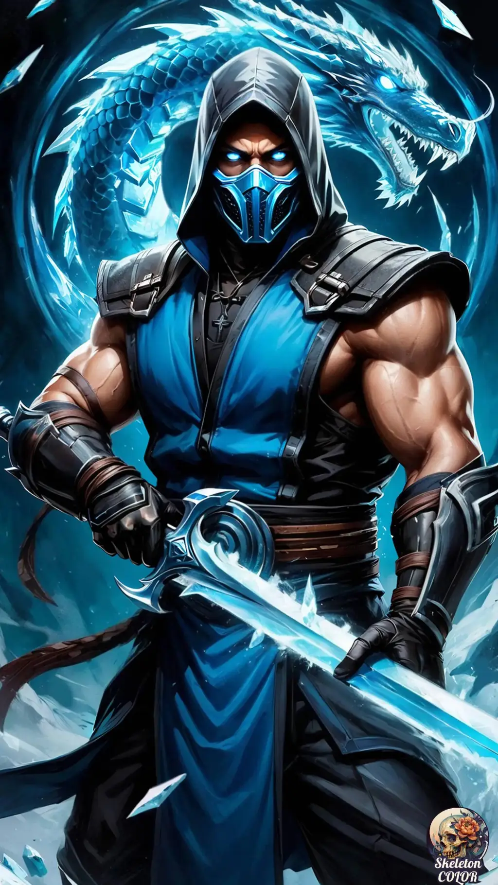 ai character: Sub Zero background