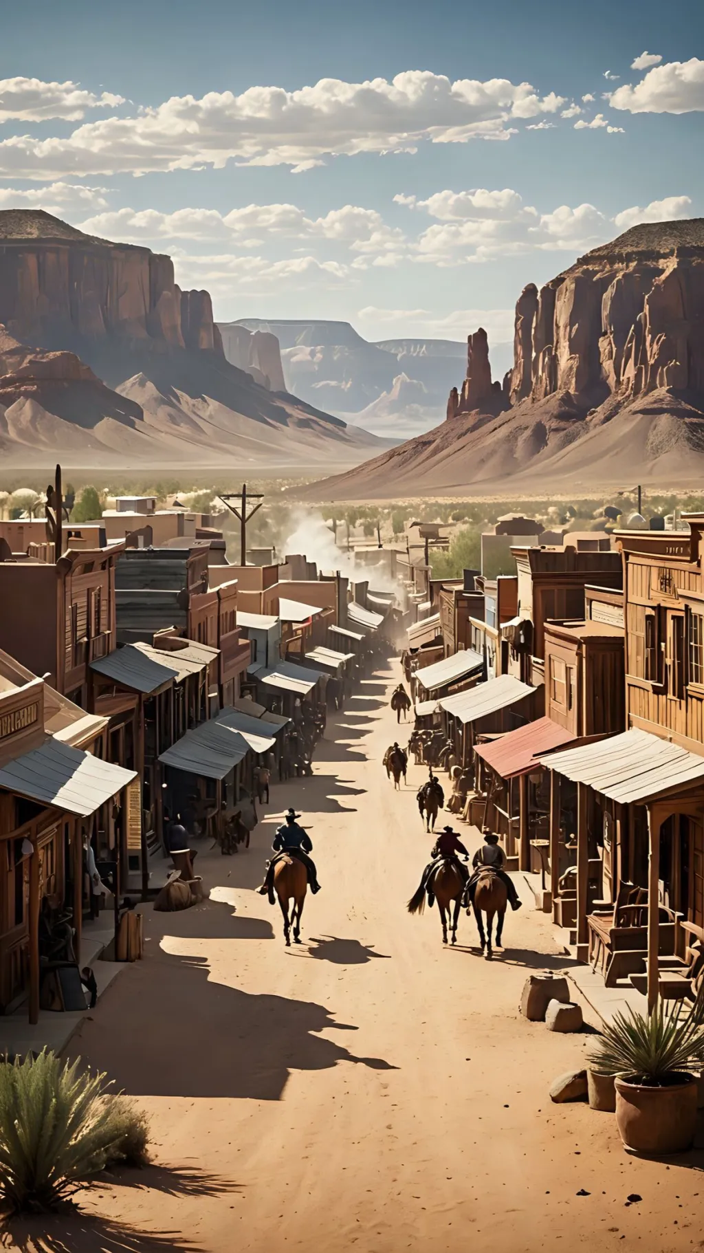 ai character: Wild West  background