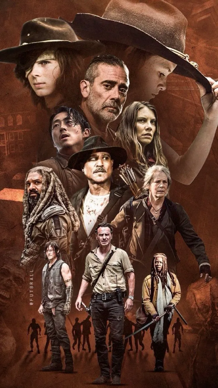 ai character: The walking dead background