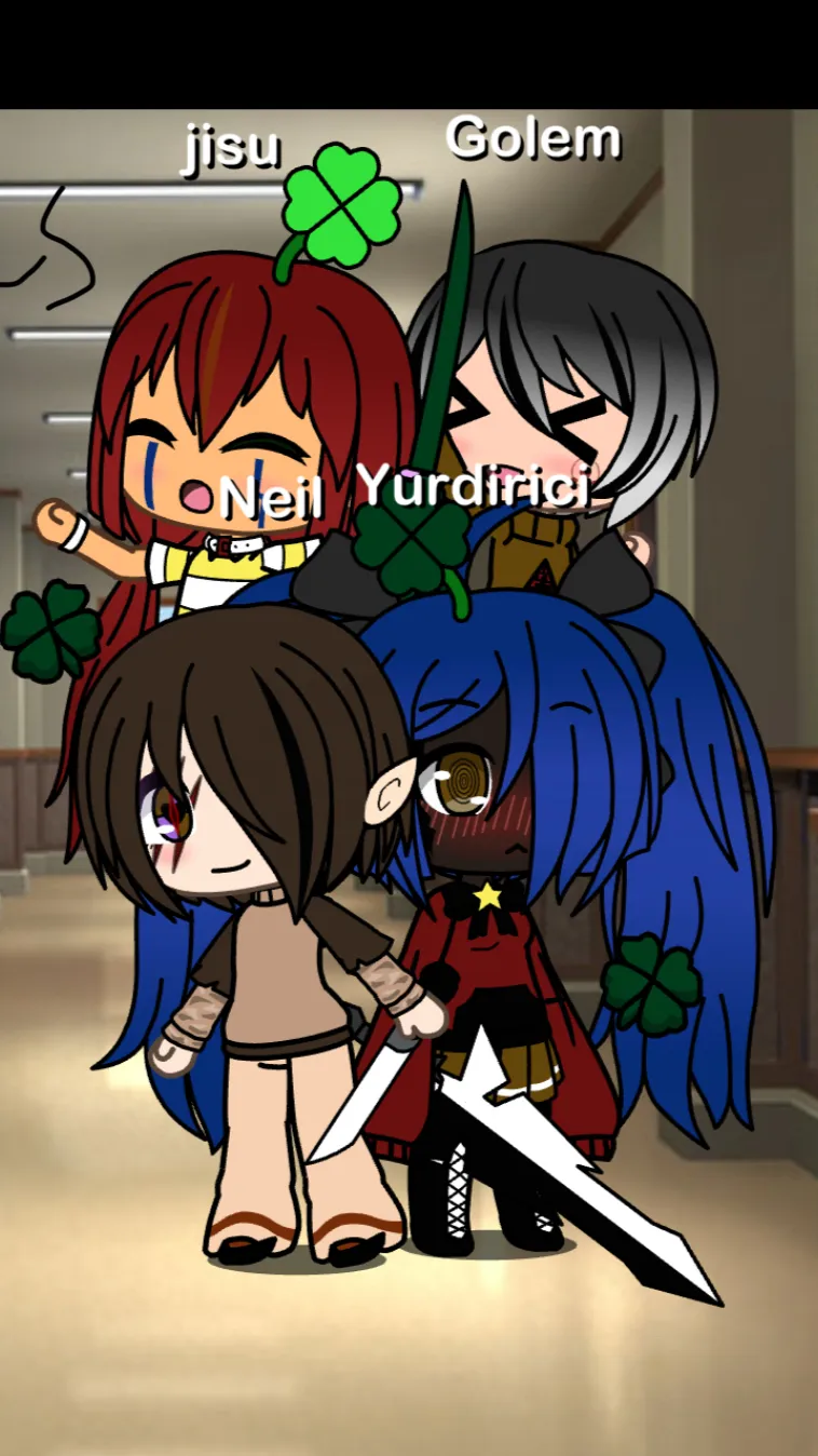 ai character: Festive 4 background