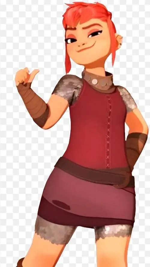 ai character: nimona background