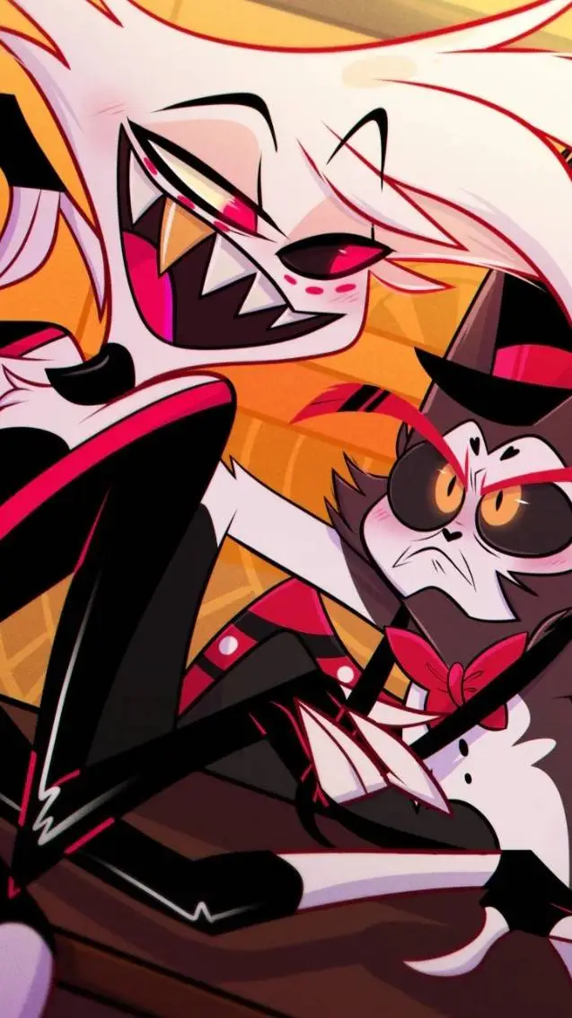 ai character: HUSKERDUST🖤❤💖 background