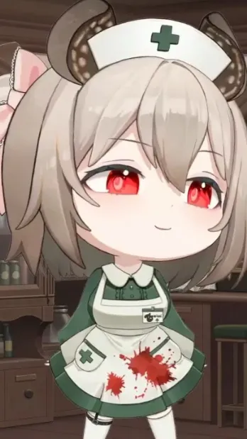 ai character: Nimi nightmare  background
