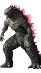 ai character: Godzilla  background