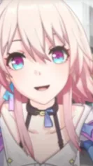 ai character: March 7th  background