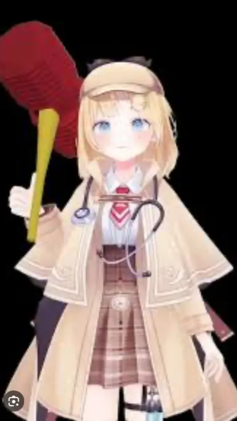 ai character: Amelia Watson  background