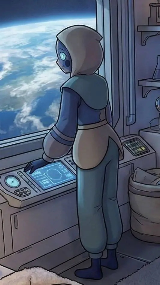 ai character: Cosmos background