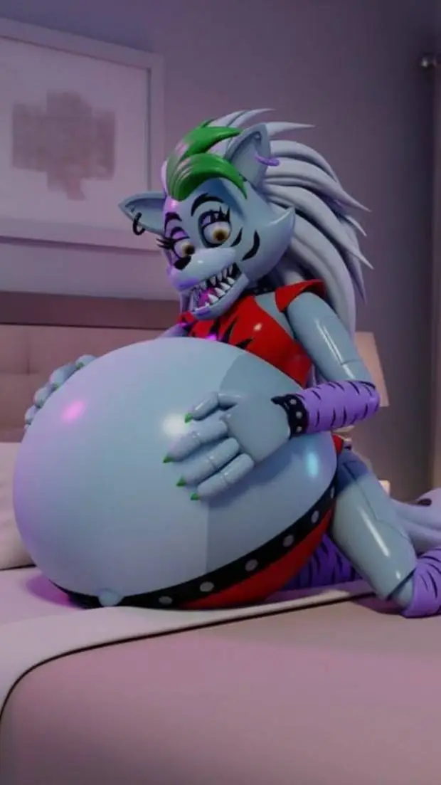 ai character: Roxanne wolf  background