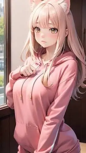 ai character: Violet background