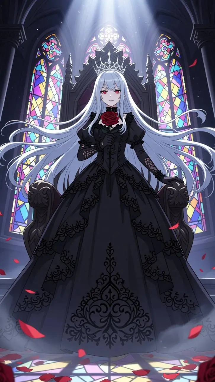 ai character: Queen Anya  background