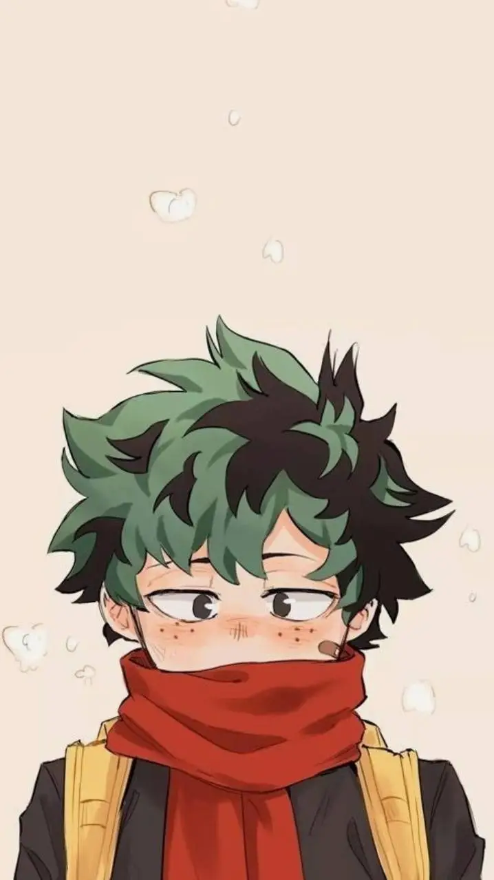 ai character: deku~ background