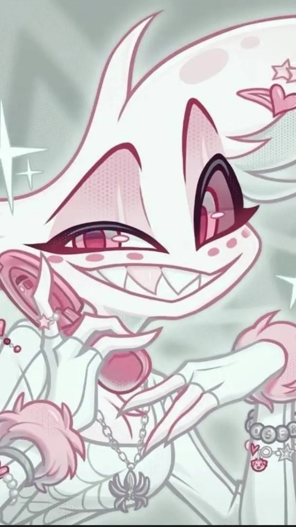 ai character: Angel dust~ background