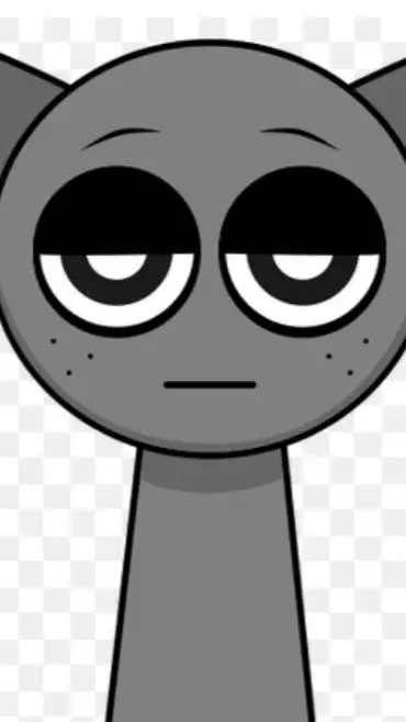 ai character: gray background