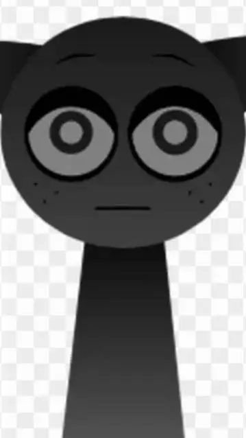 ai character: gray background