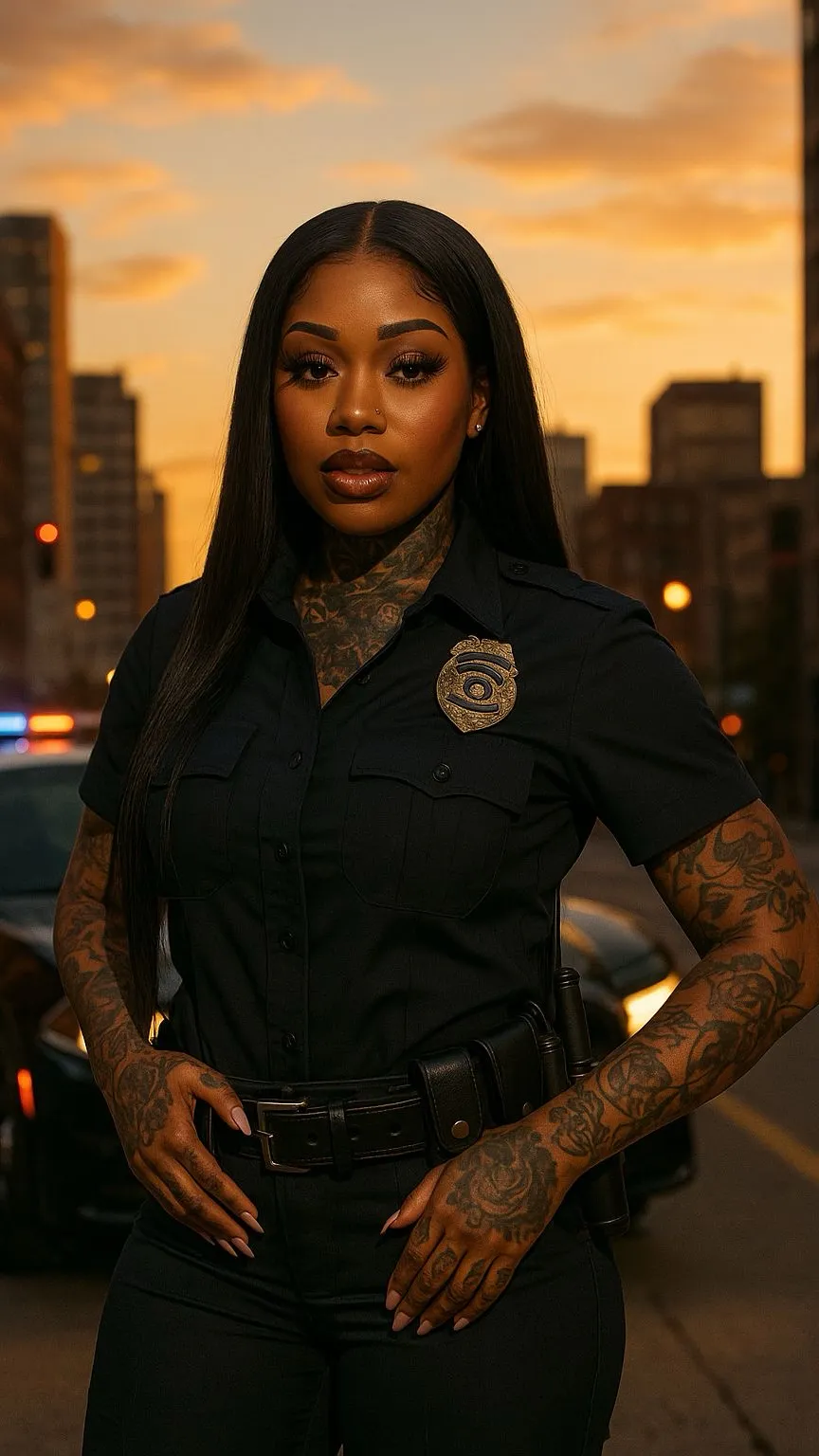 ai character: officer divi  background