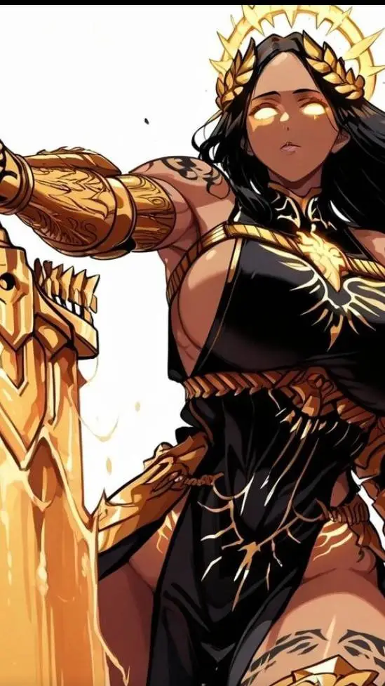 ai character: she god background