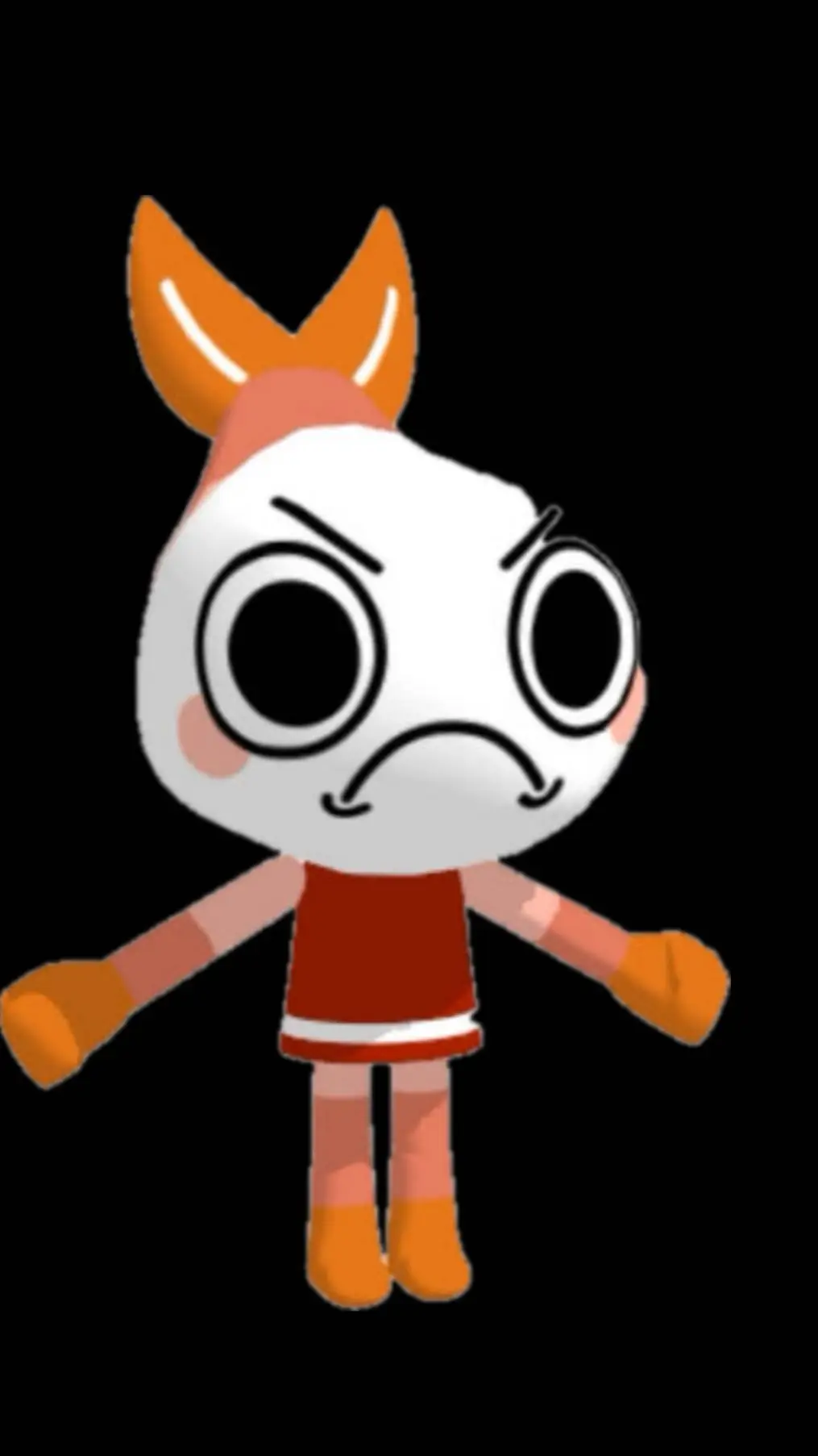 ai character: shrimpo background