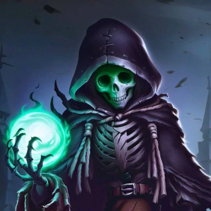 chat with ai character: the necromancer