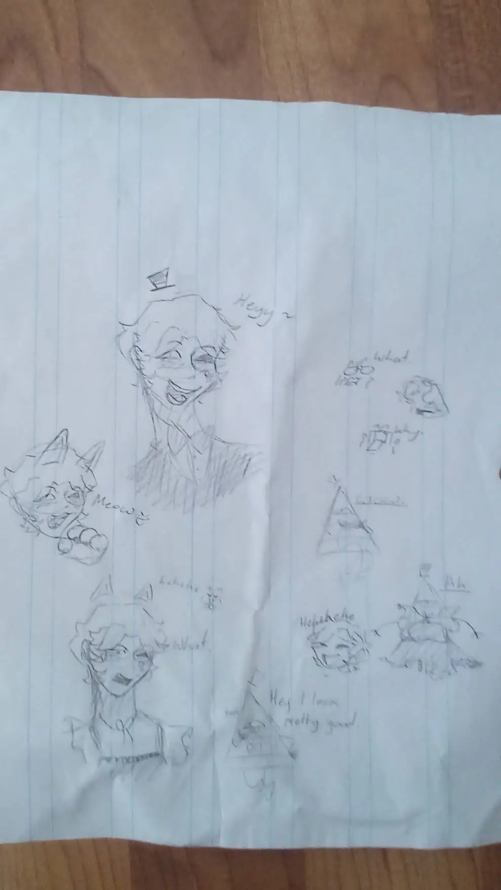 ai character: Bill cipher background