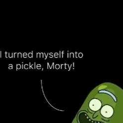 chat with ai character: Pickle Rick