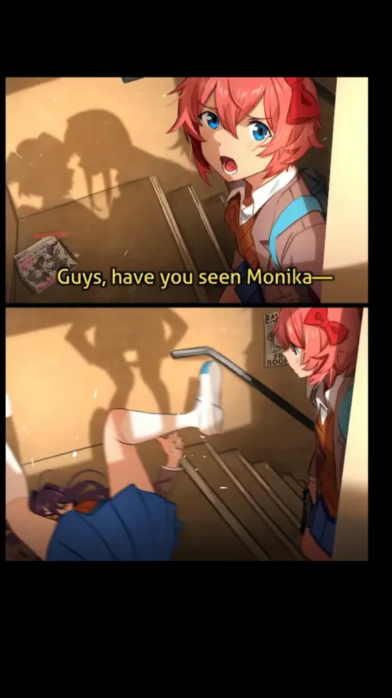 ai character: A day with ddlc  background