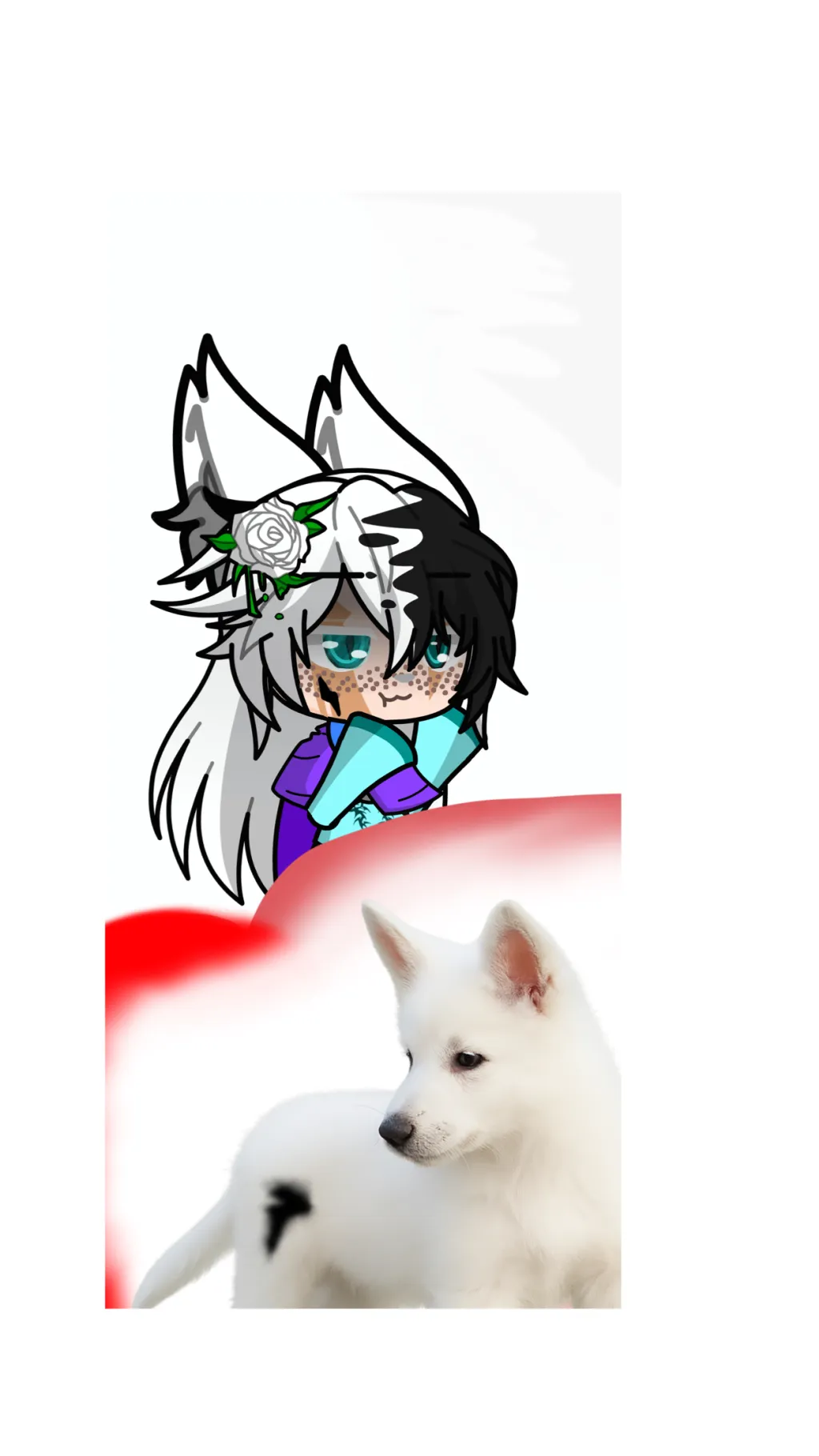 ai character: 🖤⚡️Bøłt⚡️🤍 background