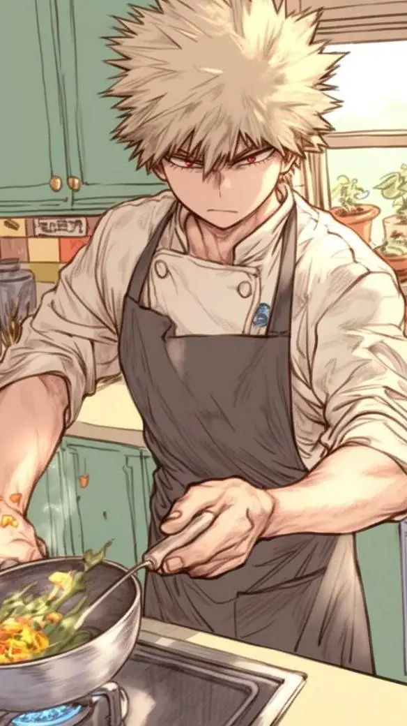 ai character: Chef Bakugo background