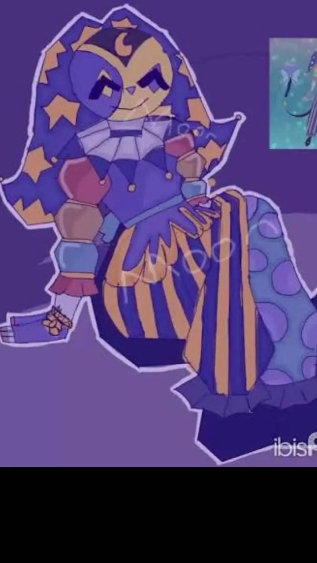ai character: CARMINE!💛💙❤ background