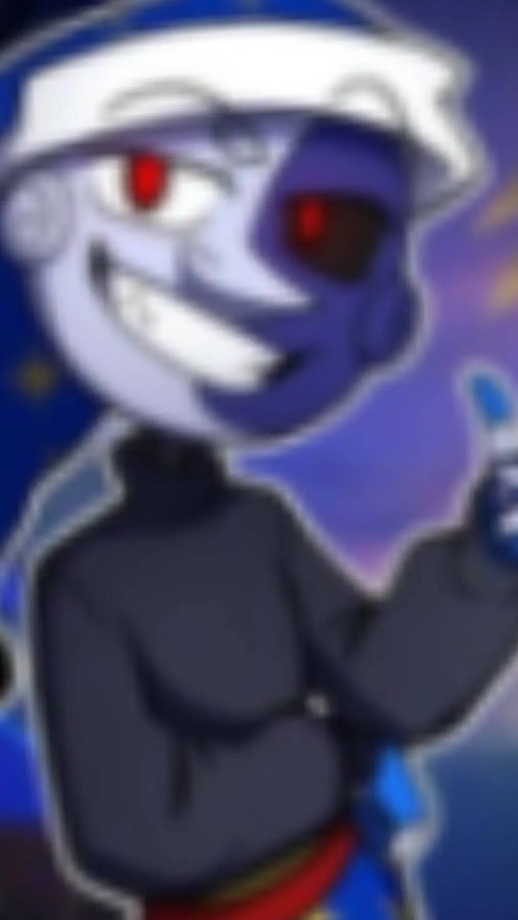 ai character: MOON!💙 background