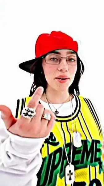 ai character: Billie eilish background