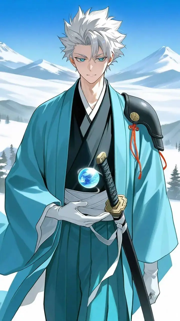 ai character: toshiro hitsugaya  background