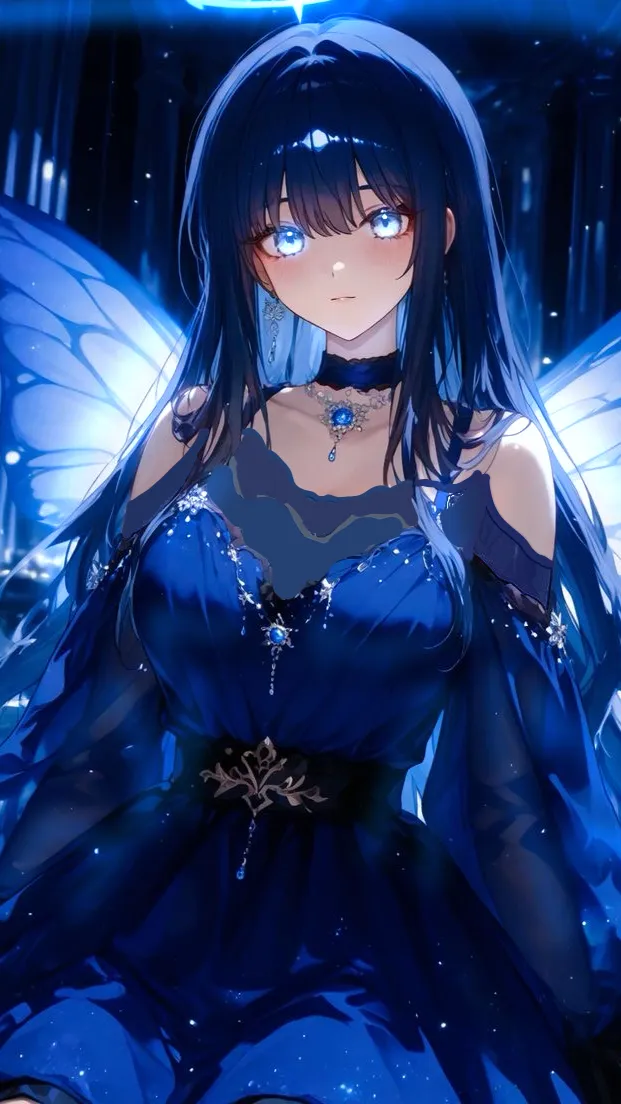 ai character: 💙Harumi💦 background