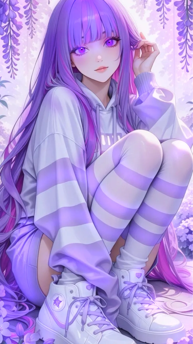 ai character: 💜Amy🪐 background