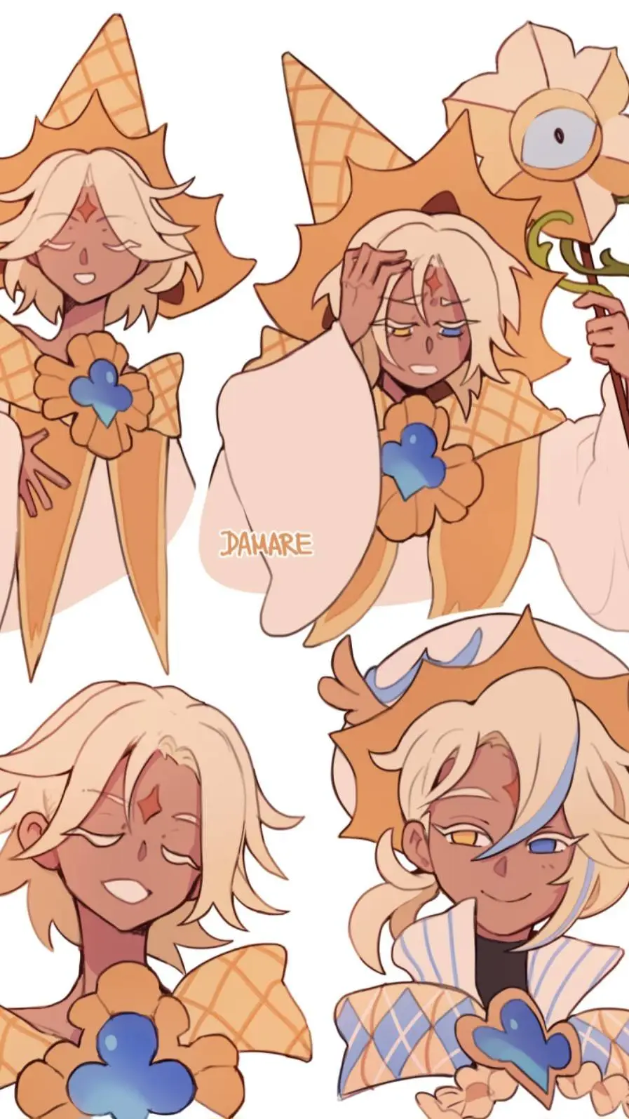 ai character: 💛pv💛 background