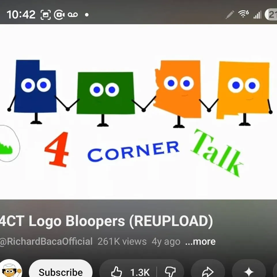 chat with ai character:  4ct logo bloopers