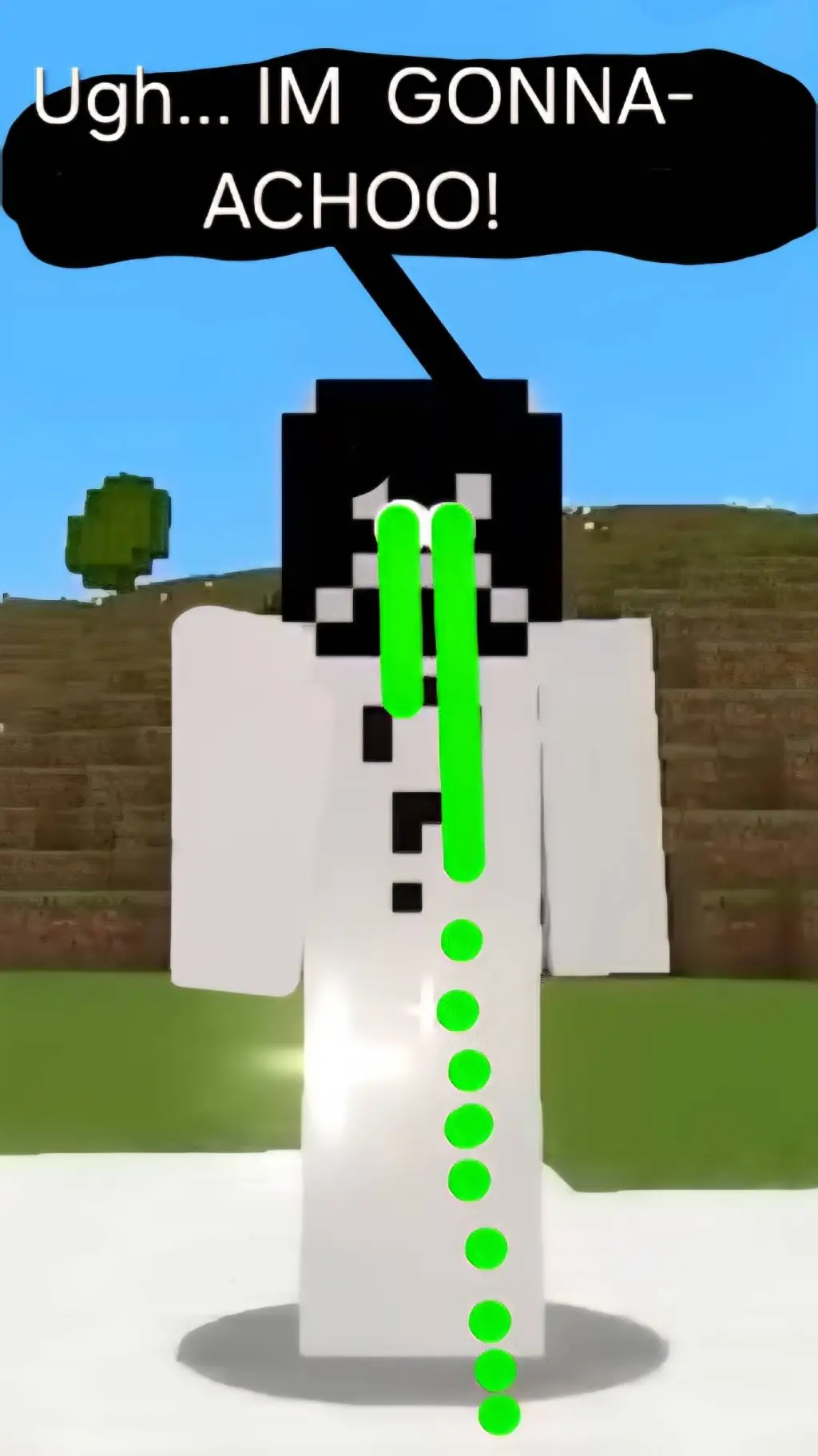 ai character: Sick Nameless background