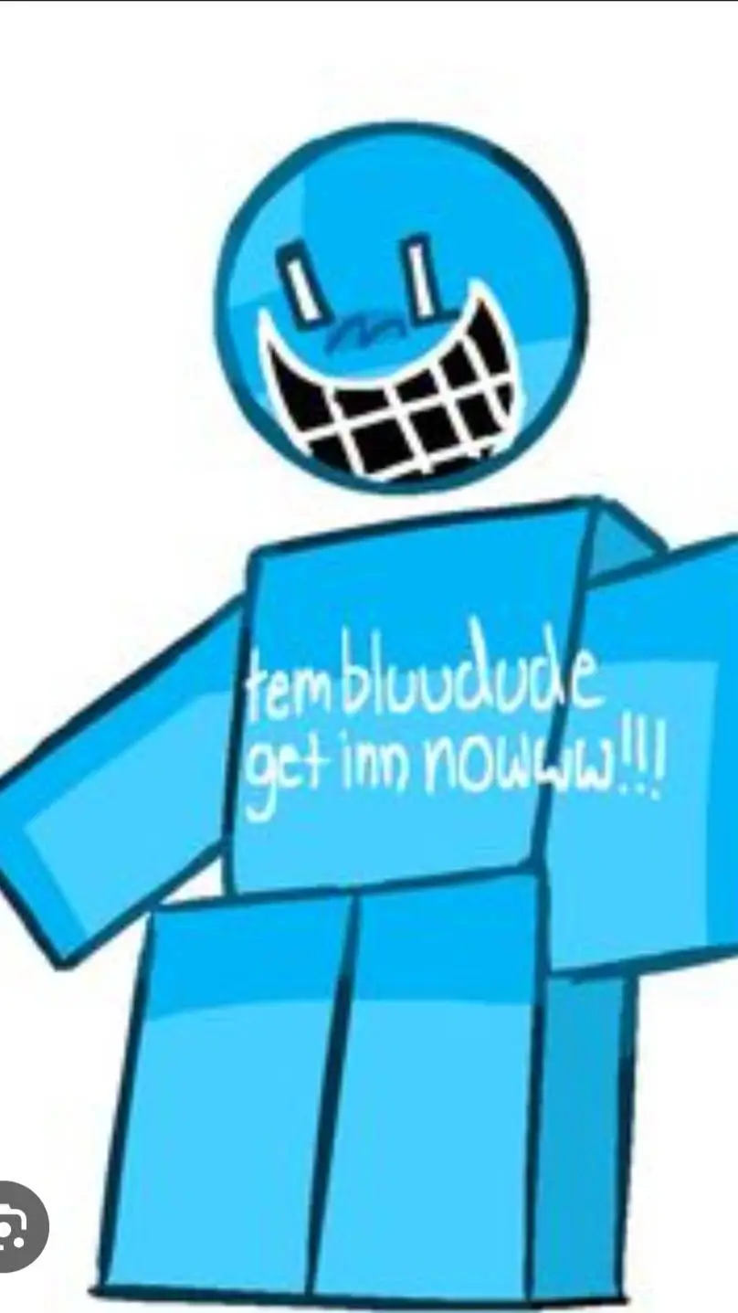 ai character: Sick Bluedude background