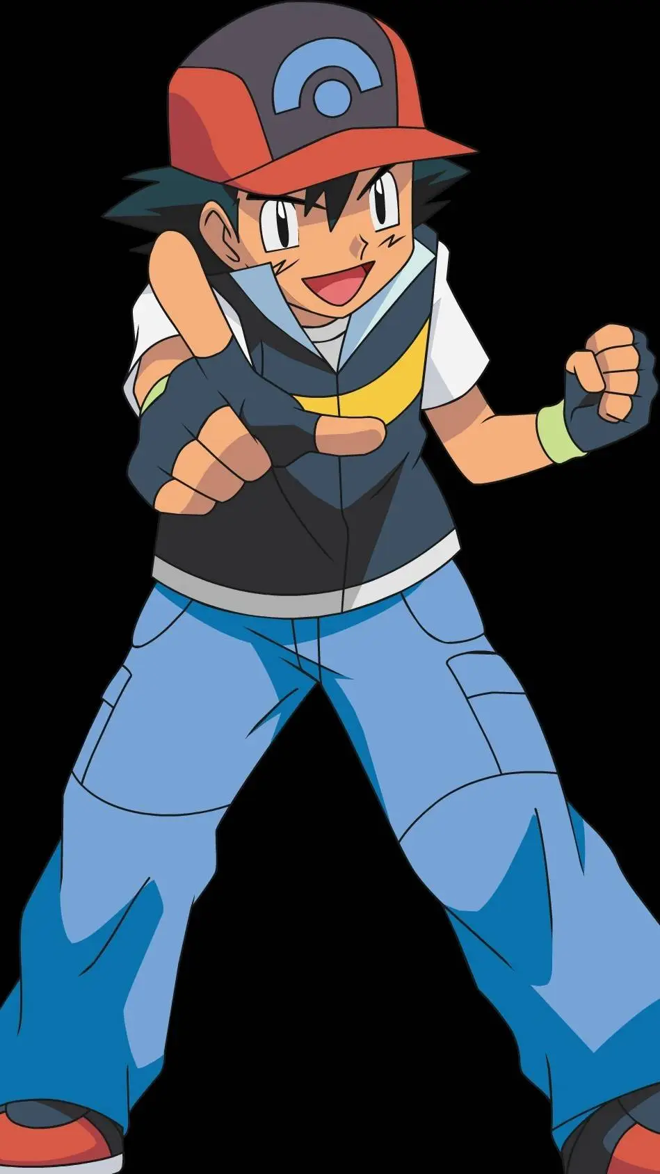 ai character: Ash Ketchum background
