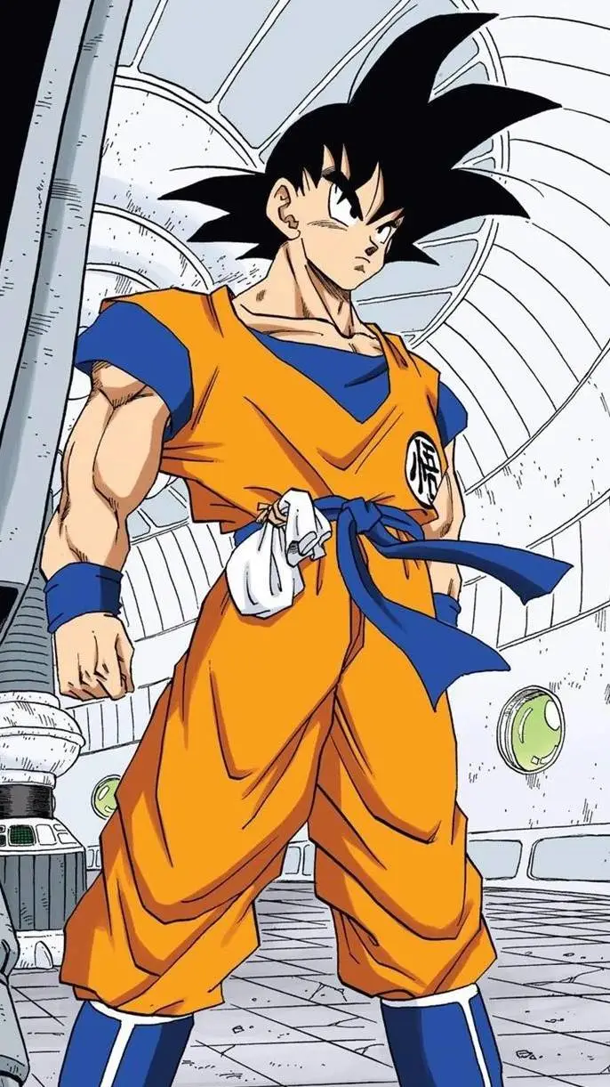 ai character: Manga Goku background