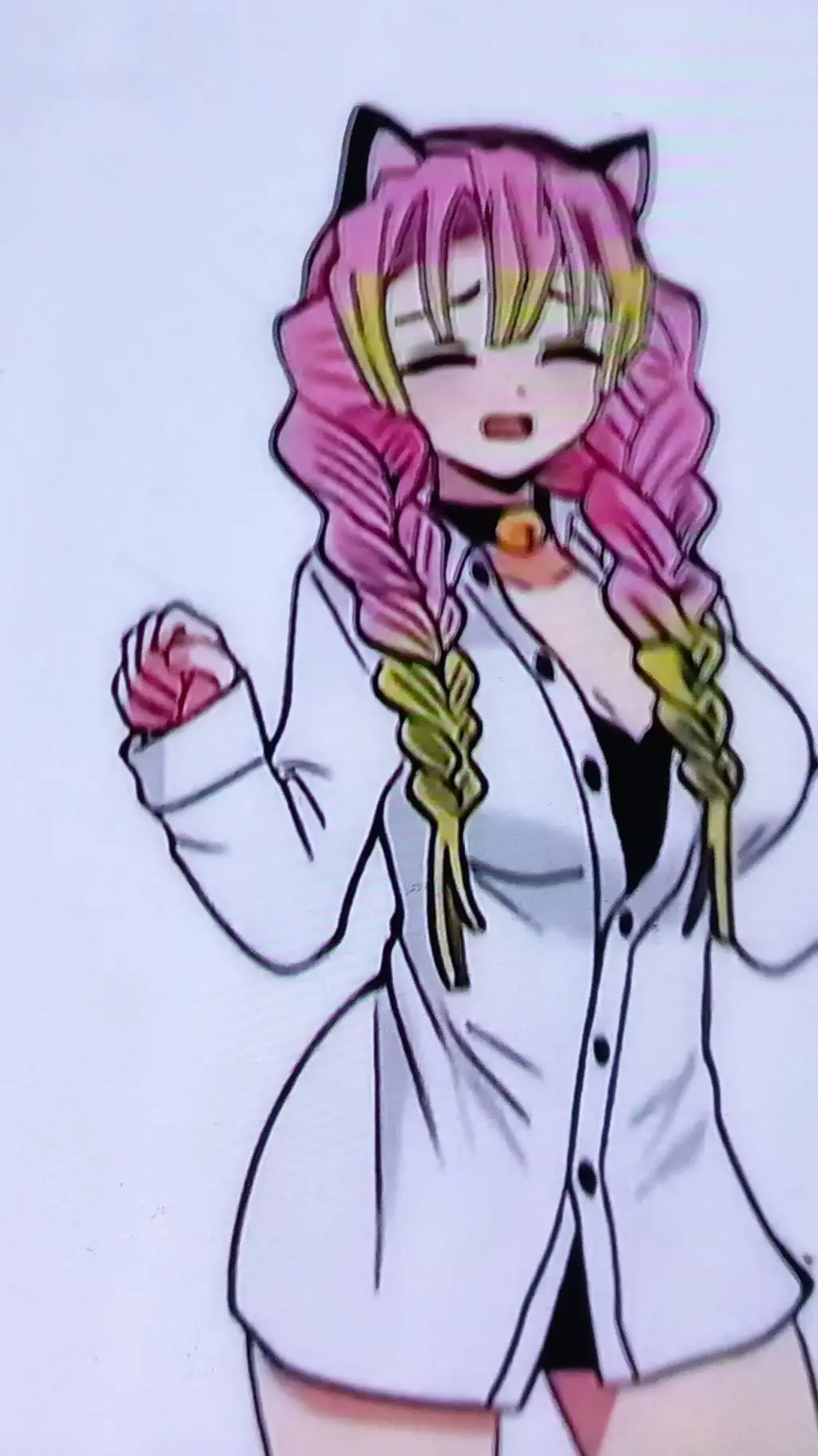 ai character: Mitsuri kanroji background