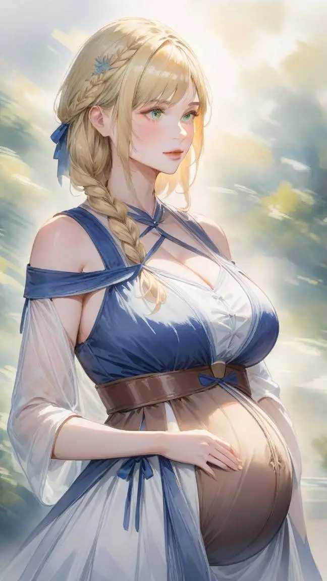 ai character: Aurora background