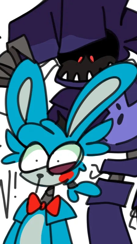 ai character: Withered bonnie background