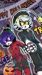 ai character: MD Halloween background