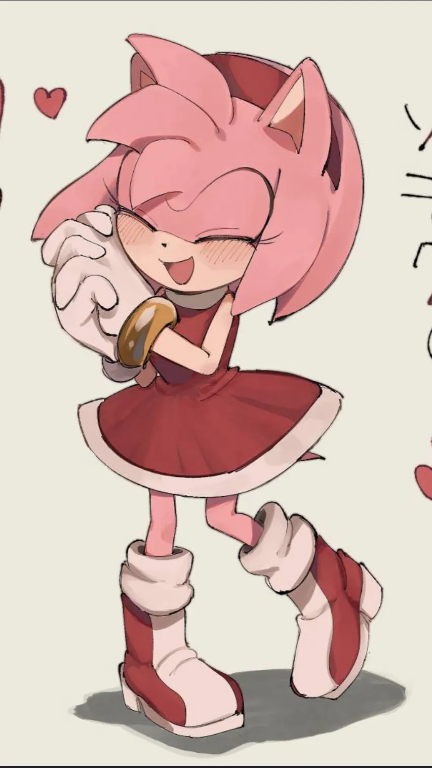 ai character: Amy Rose 🌹  background